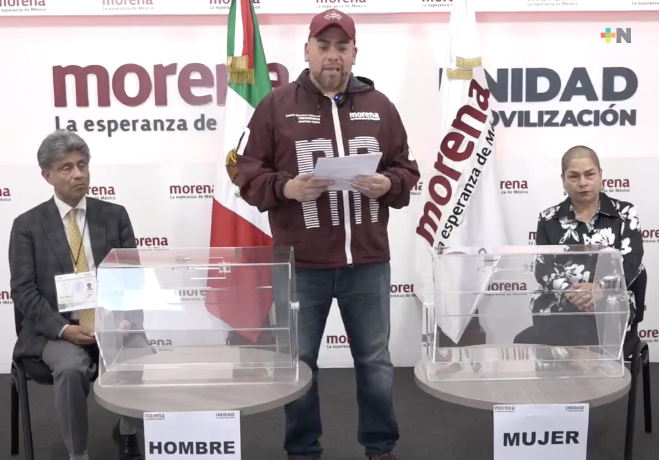 Morena definió lugares del 9 al 20 en lista de «pluris» locales